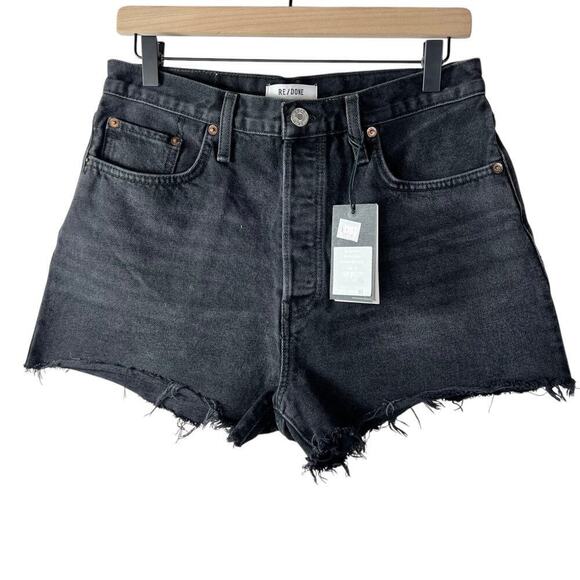 New Women’s RE/DONE The 70’s High Rise Shorts Size 28 - Picture 2 of 10